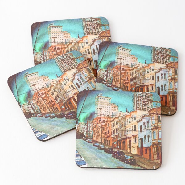 Item preview, Spacey Sanfran Street designed and sold by pinkdrinksoul.