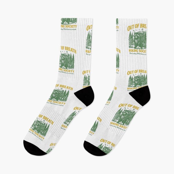 Item preview, Out of Breath Hiking Society, Hiking Humor, Trail Adventure, Mountain Hiking, Raccoon Lover, Outdoor Enthusiast Gift, Mountain Trail Humor,  designed and sold by Orvista.