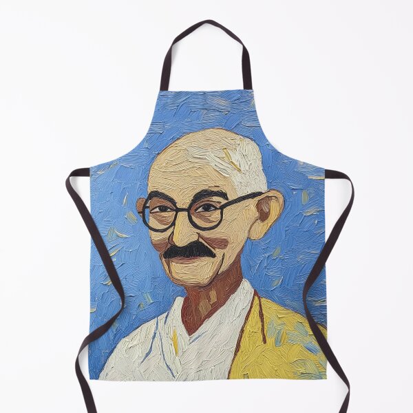 Item preview, Mahatma Gandhi | Post-impressionist painting style designed and sold by ComicsFactory.