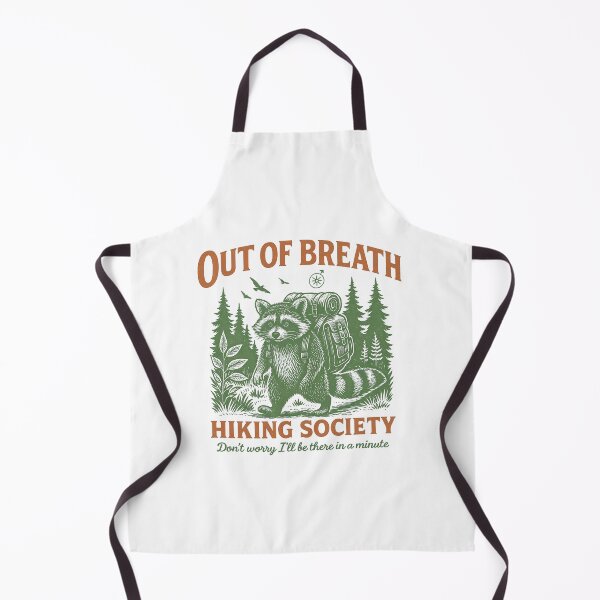 Item preview, Out of Breath Hiking Society, Hiking Humor, Trail Adventure, Mountain Hiking, Raccoon Lover, Outdoor Enthusiast Gift, Mountain Trail Humor, designed and sold by Orvista.