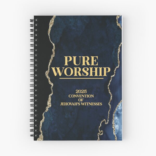 Item preview, Pure Worship 2025 Notebook Convention Of Jehovah's Witnesses for Pioneers JW Baptism Gifts  designed and sold by stickersworld31.