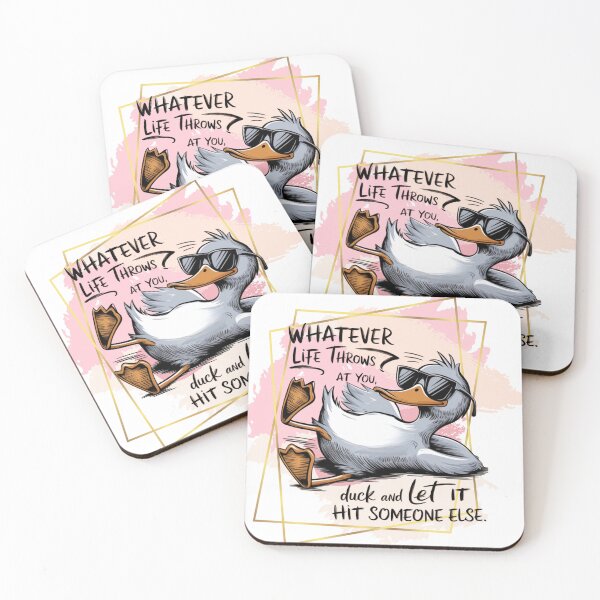 Item preview, When Life Throws, Duck designed and sold by Eclectic Monkey.