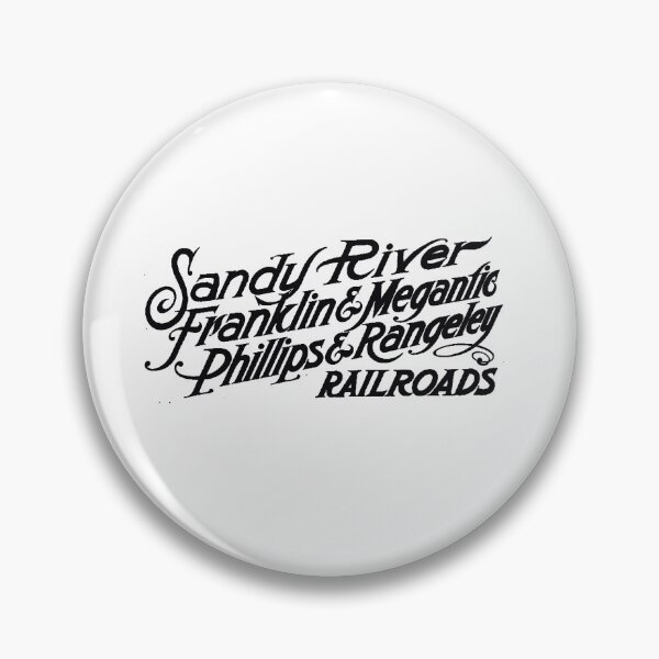 Item preview, Vintage Sandy River Franklin and Megantic Phillips and Rangely Railroads designed and sold by QuayTradingCo.
