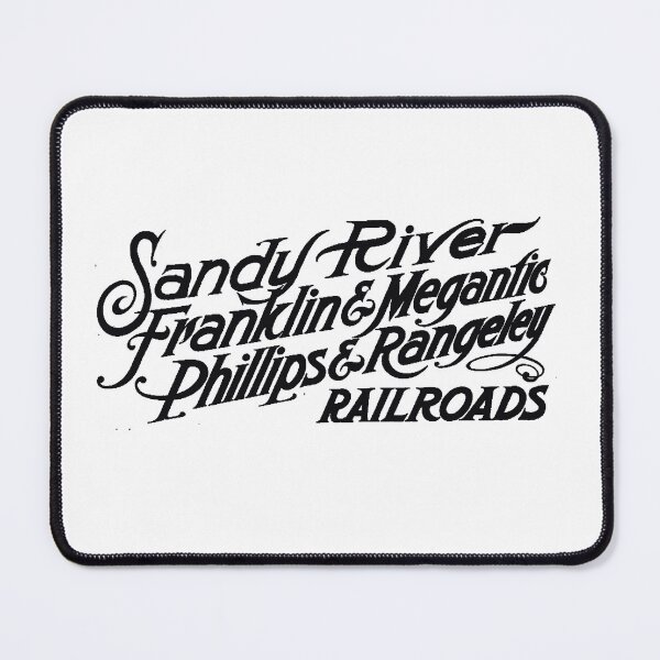 Item preview, Vintage Sandy River Franklin and Megantic Phillips and Rangely Railroads designed and sold by QuayTradingCo.