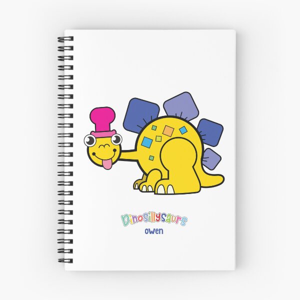 Item preview, Dinosillysaurs – Owen the Yellow Dino Chef with Squares & Sass designed and sold by Spaabus.
