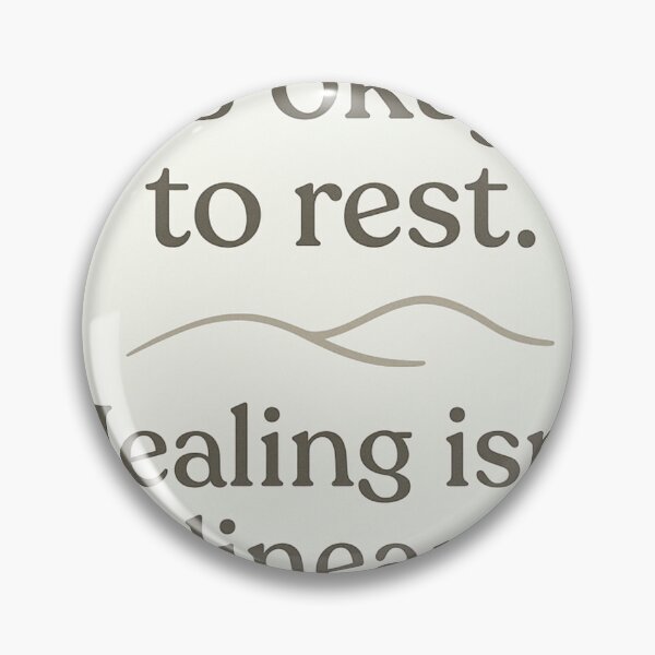 Item preview, It’s Okay to Rest – Mental Health Support Quote Design designed and sold by Robandkristy.