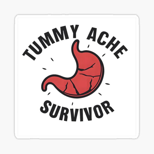 Item preview, Tummy ache survivor designed and sold by CrimsonBorne.