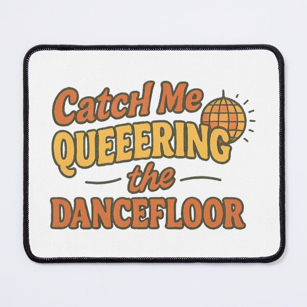 Item preview, Catch Me Queering the Dancefloor – Retro Typography designed and sold by Haus Of Sin.
