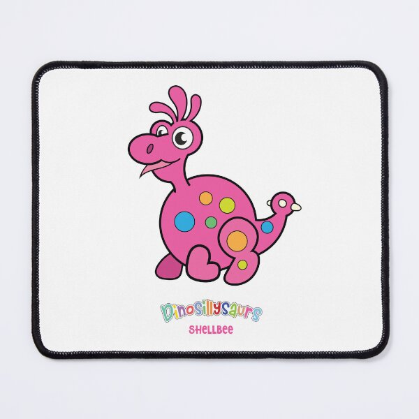 Item preview, Dinosillysaurs – Shellbee the Bubbly Pink Dinosaur with Polka Dots & Personality designed and sold by Spaabus.