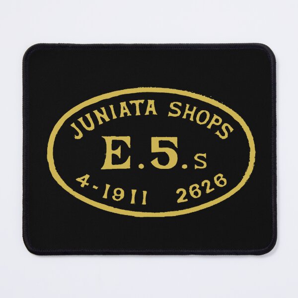 Item preview, Vintage Pennsylvania Railroad - Juniata Shops - E5s Builders Plate designed and sold by QuayTradingCo.