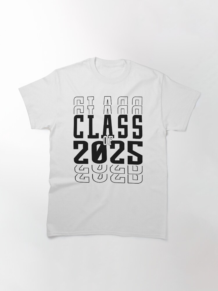 Thumbnail 3 of 7, Classic T-Shirt, Class of 2025 University College School Student Graduation Stickers designed and sold by EthosWear.