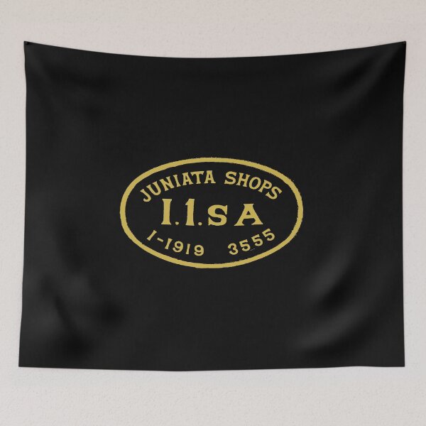 Item preview, Vintage Pennsylvania Railroad - Juniata Shops - I1SA Decapod Builders Plate designed and sold by QuayTradingCo.
