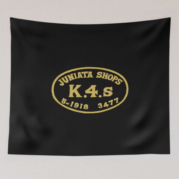 Item preview, Vintage Pennsylvania Railroad - Juniata Shops - K4s Builders Plate designed and sold by QuayTradingCo.