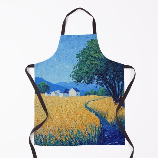 Item preview, Malawi landscape | Post-impressionist painting style designed and sold by ComicsFactory.