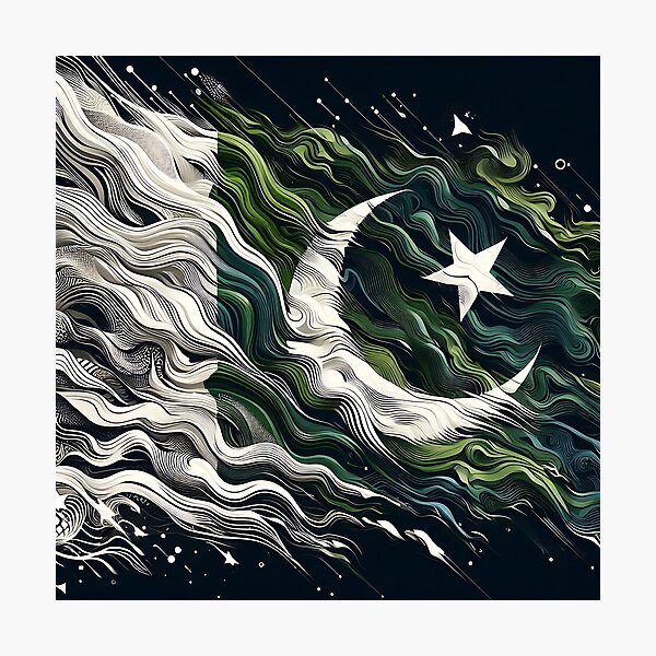 Item preview, Pakistan Flag designed and sold by Intriguing Designs.