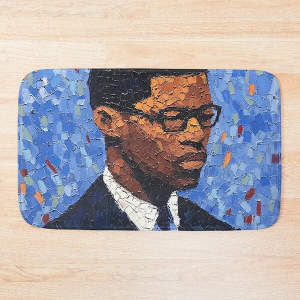 Item preview, Malcolm X | Post-impressionist painting style designed and sold by ComicsFactory.