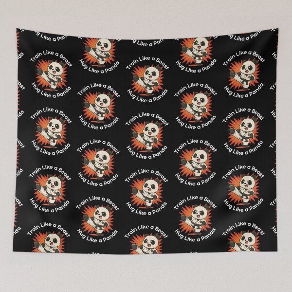 Item preview, Train Like a Beast, Hug Like a Panda – Kawaii Martial Arts Panda designed and sold by Polishthestone.