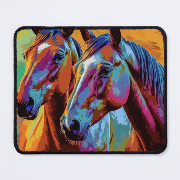 Item preview, Horses Popart designed and sold by RedHandedOD.