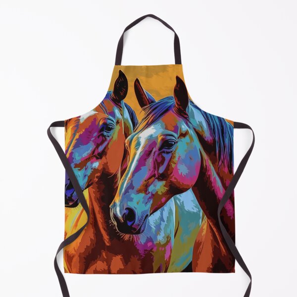 Item preview, Horses Popart designed and sold by RedHandedOD.