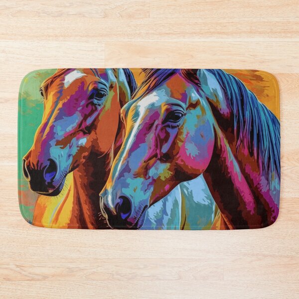 Item preview, Horses Popart designed and sold by RedHandedOD.