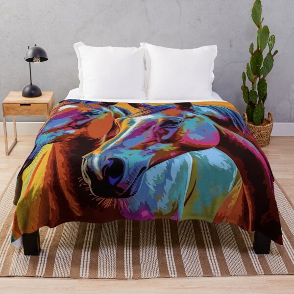 Item preview, Horses Popart designed and sold by RedHandedOD.