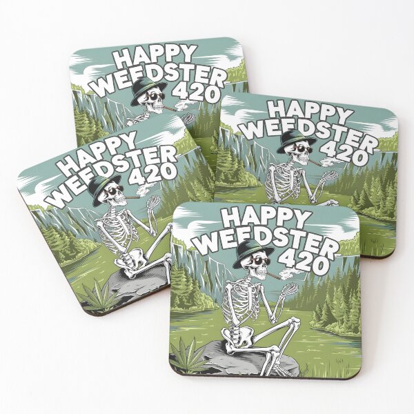 Item preview, Happy Weedster 420 designed and sold by SillyDarkShop.