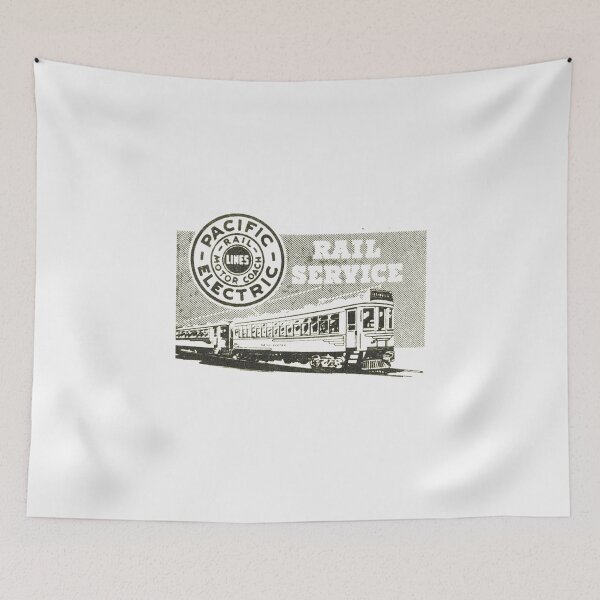 Artikelvorschau, Vintage Pacific Electric Railroad - Rail Service entworfen und verkauft von QuayTradingCo.