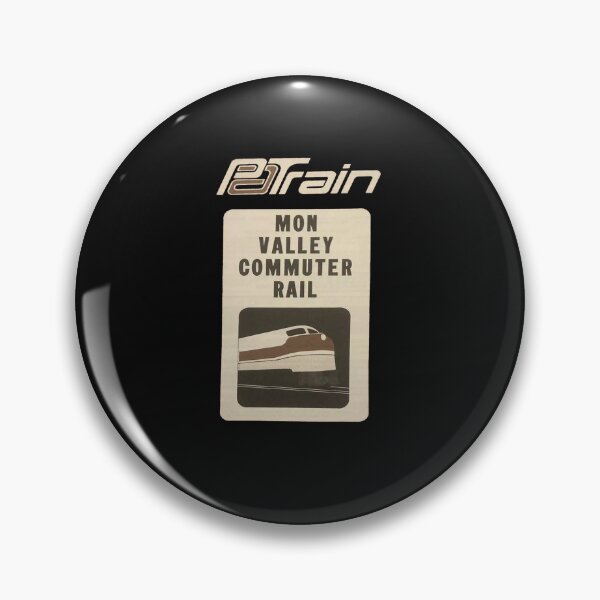 Item preview, Vintage PAT Train - Mon Valley Commuter Rail - Pittsburgh, Pennsylvania designed and sold by QuayTradingCo.
