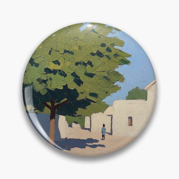 Item preview, Mali landscape | Post-impressionist painting style designed and sold by ComicsFactory.