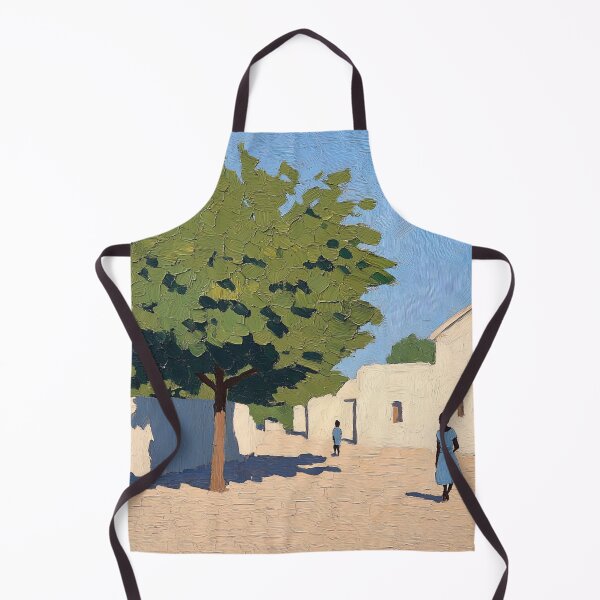 Item preview, Mali landscape | Post-impressionist painting style designed and sold by ComicsFactory.