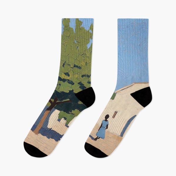 Item preview, Mali landscape | Post-impressionist painting style designed and sold by ComicsFactory.