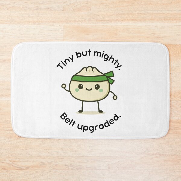 Item preview, Kawaii Martial Arts Green Belt Dumpling Design for Karate, Taekwondo, BJJ- Tiny but Mighty, Belt Upgraded  designed and sold by Polishthestone.
