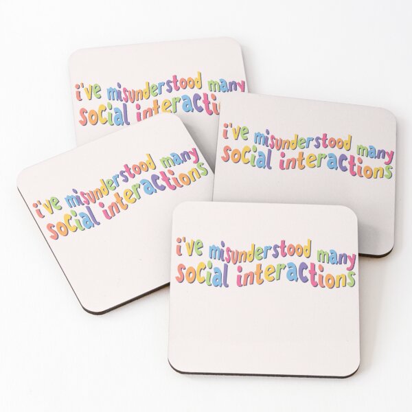 Item preview, I've Misunderstood Many Social Interactions designed and sold by goblinbabe.
