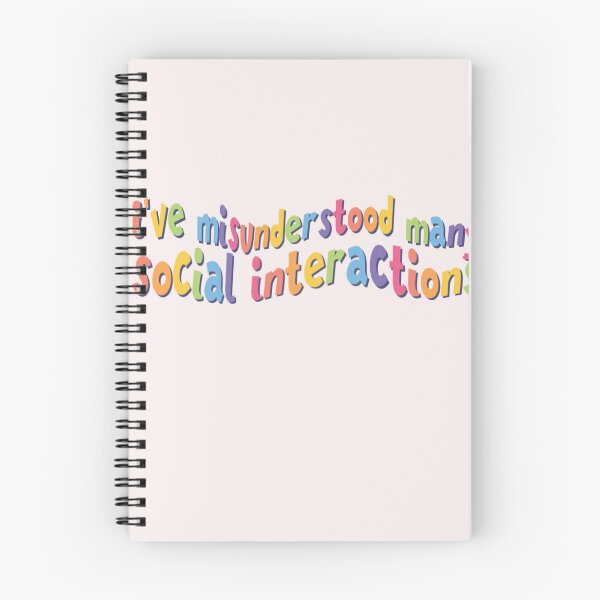 Item preview, I've Misunderstood Many Social Interactions designed and sold by goblinbabe.