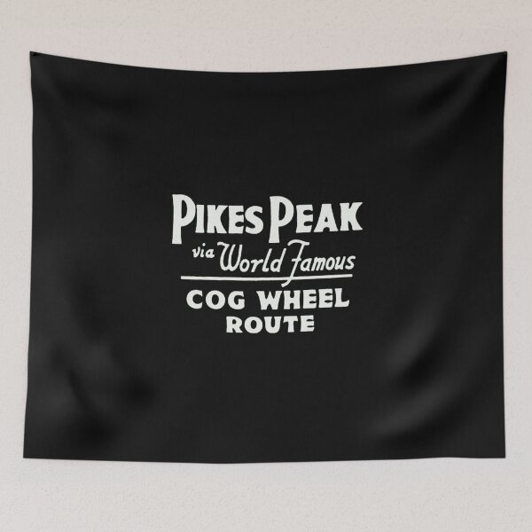 Item preview, Vintage Pikes Peak Via The World Famous Cog Wheel Route designed and sold by QuayTradingCo.