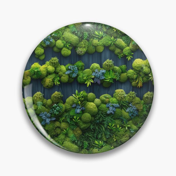 Artikelvorschau, Üppiges grünes Moos und blaue Blumenbänder entworfen und verkauft von NTGUILTY.