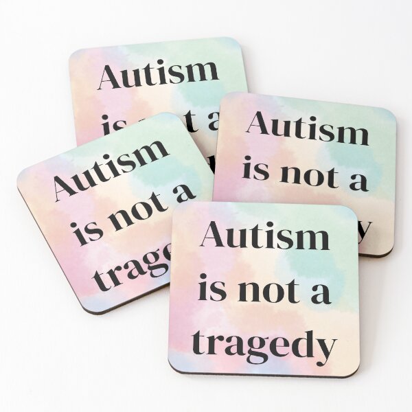 Item preview, Autism is not a tragedy designed and sold by Moth Hawke Designs.