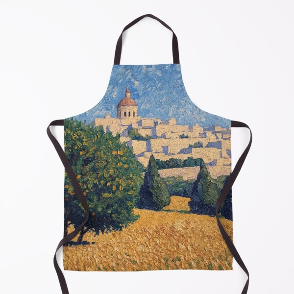 Item preview, Malta landscape | Post-impressionist painting style designed and sold by ComicsFactory.