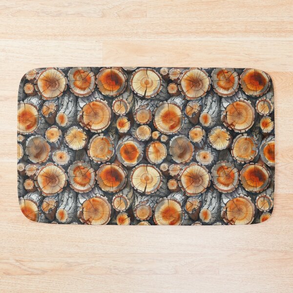 Item preview, Stacked Log Cross-Sections designed and sold by NTGUILTY.