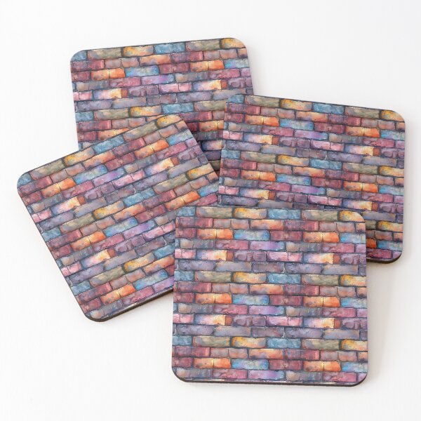 Item preview, Colorful Textured Brick Wall designed and sold by NTGUILTY.