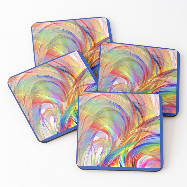 Item preview, Arching Colored Lines designed and sold by ViaARTfactory.