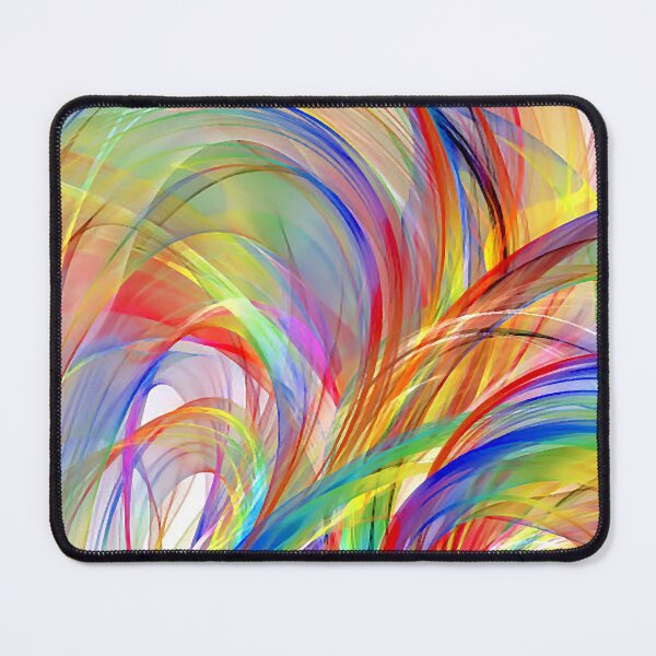 Item preview, Arching Colored Lines designed and sold by ViaARTfactory.