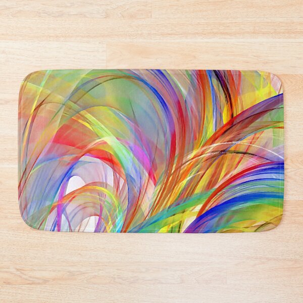 Item preview, Arching Colored Lines designed and sold by ViaARTfactory.