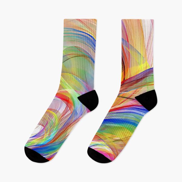 Item preview, Arching Colored Lines designed and sold by ViaARTfactory.