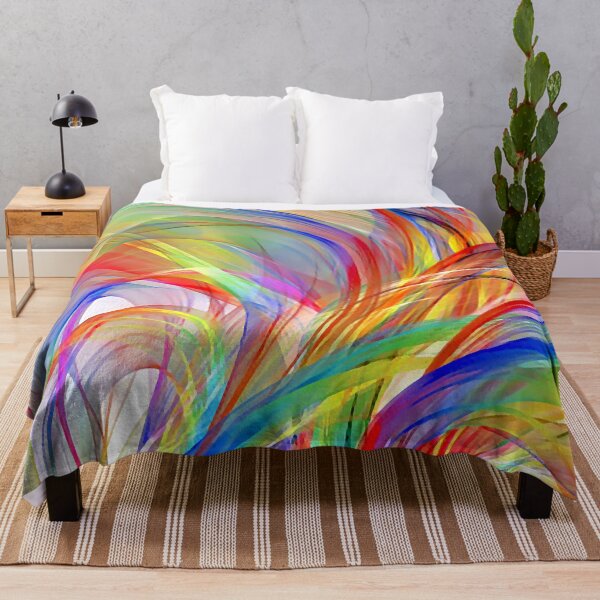 Item preview, Arching Colored Lines designed and sold by ViaARTfactory.