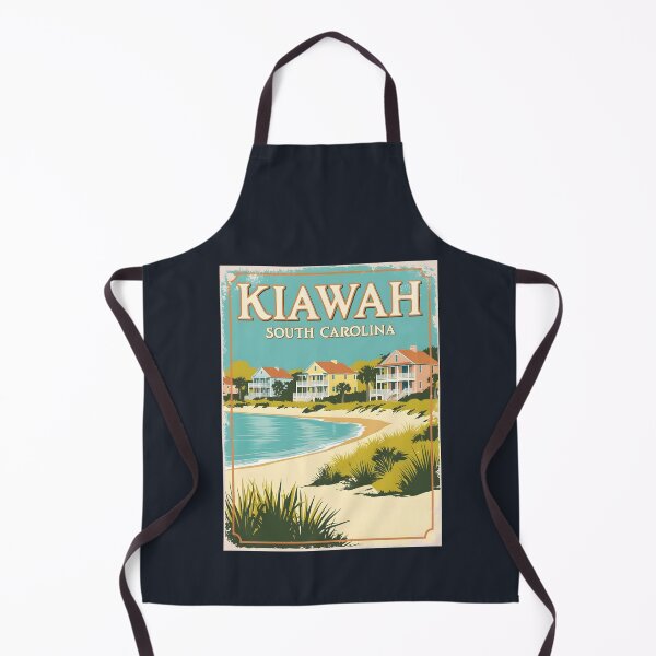 Item preview, A Vintage Illustration of Kiawah Island - South Carolina designed and sold by GoodOldVintage.