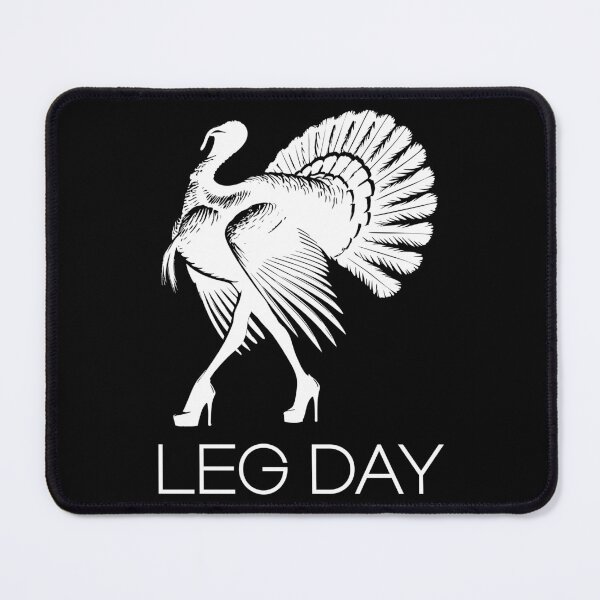 Item preview, Leg Day Funny Turkey in High Heels Workout Humor Design	 designed and sold by Victor Shadehorn.