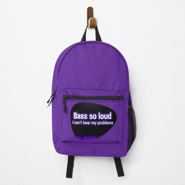 Item preview, Bass So Loud – Black & Purple Pick designed and sold by Artbellachi.