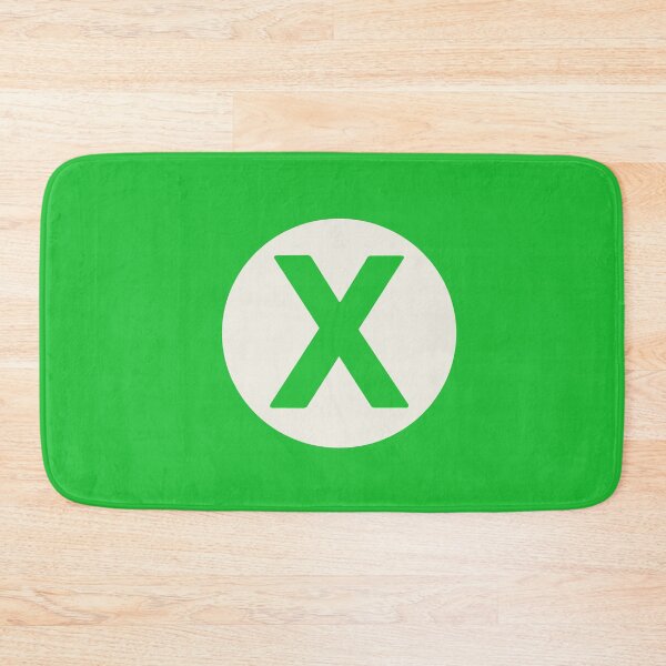 Item preview, letter x green designed and sold by ZiphGames.