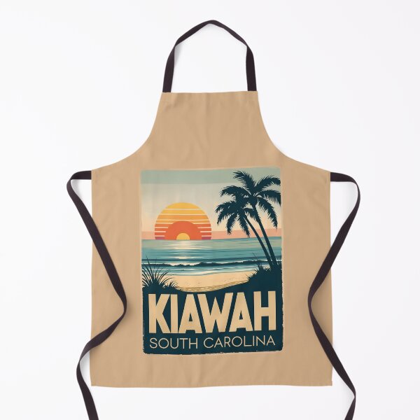 Item preview, A Vintage Illustration of Kiawah Island - South Carolina designed and sold by GoodOldVintage.